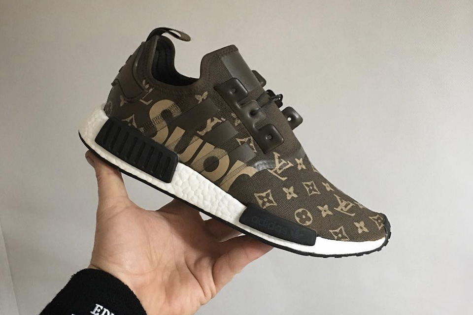 Here&#39;s what a Supreme x Louis Vuitton x adidas NMD_R1 may look like - Trapped Magazine