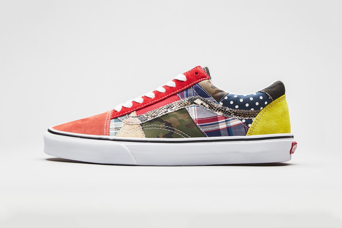 Patchwork Hits The Vans Old Skool - Trapped Magazine