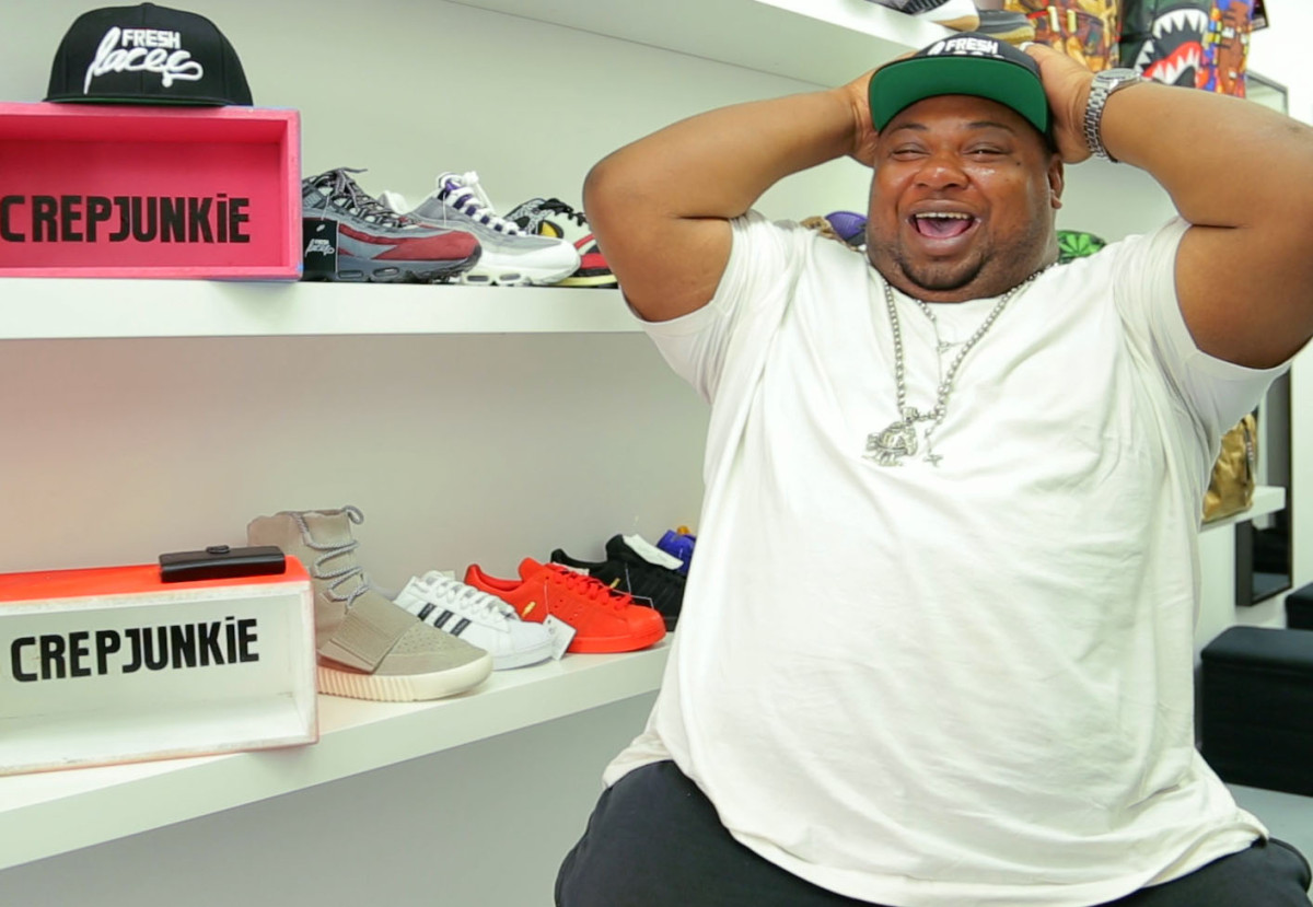 Watch Crep Junkie's Big Narstie Interview at the Fresh Laces Store ...