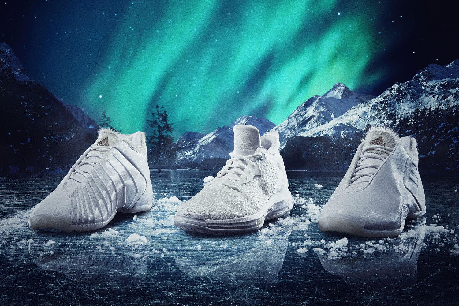 adidas' Aurora Borealis Triple White Collection Only Reveals Its True ...