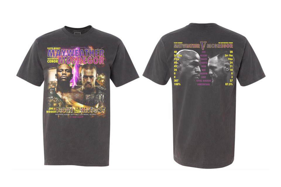 effektivt Disco pulver VLONE Drop Mayweather vs McGregor T-Shirt - Trapped Magazine