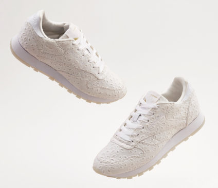 ASOS WHITE x Reebok Classic Leather In Broderie Anglaise £70.00 SEPT (1)