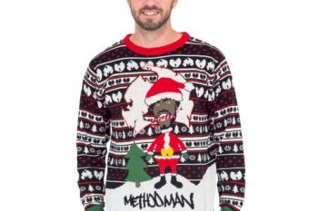 Method-Man-as-Santa-with-Candy-Cane-Ugly-Christmas-Sweater-566×566